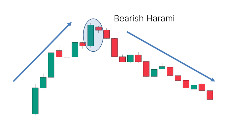 bearish harami