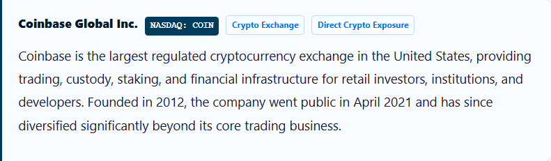 best blockchain stocks; coinbase global inc 