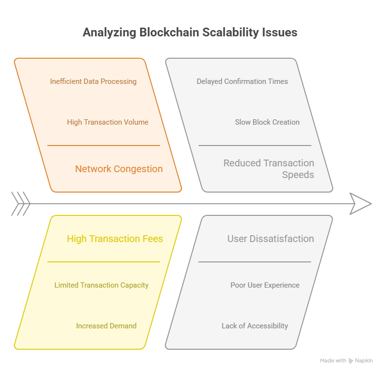 
 Impact of blockchain scalability issues
