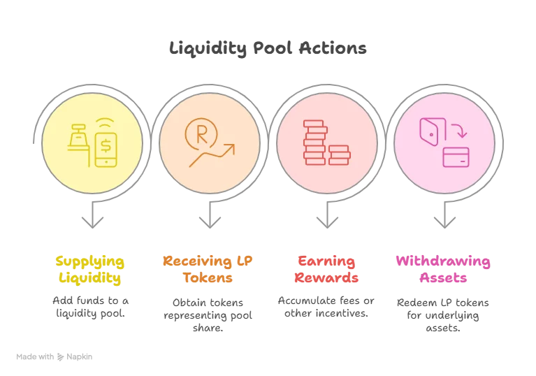 Image showing how yield farming works