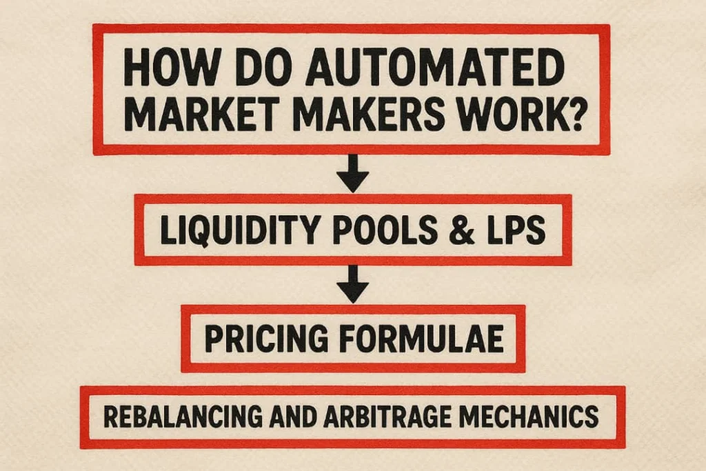 Image showing how Automated Market Maker works 
