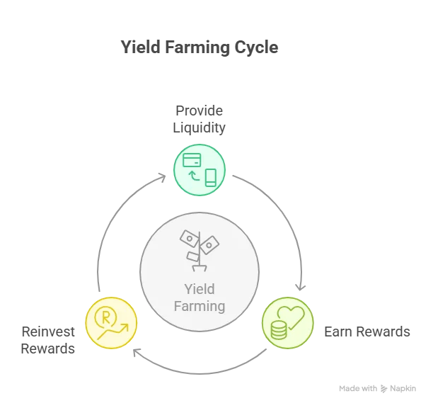 Yield farming cycle image