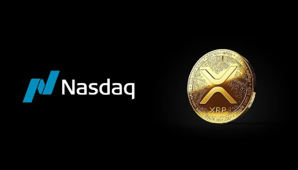 Nasdaq and XRP logo