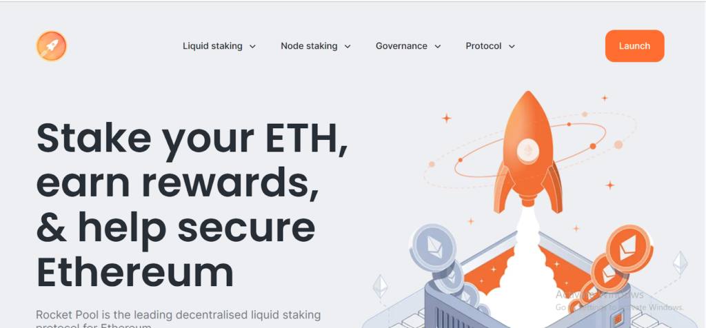  Rocket Pool’s Homepage