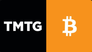 Trump Media and Bitcoin logo