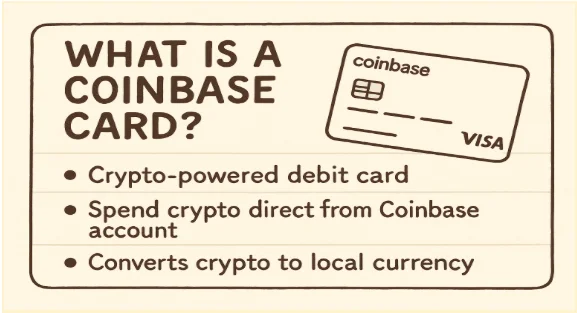Image showing definition of Coinbase card
