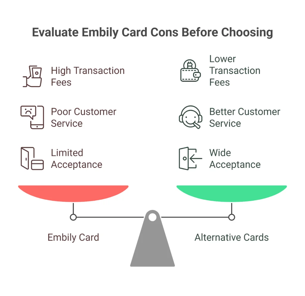  Disadvantages of Embily card