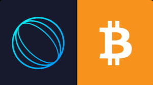 Quantum and Bitcoin logo