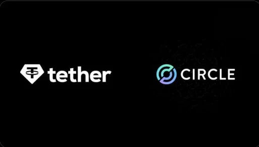 Tether and Circle logo
