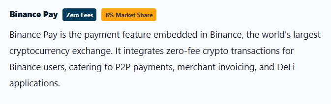 Pago de Binance