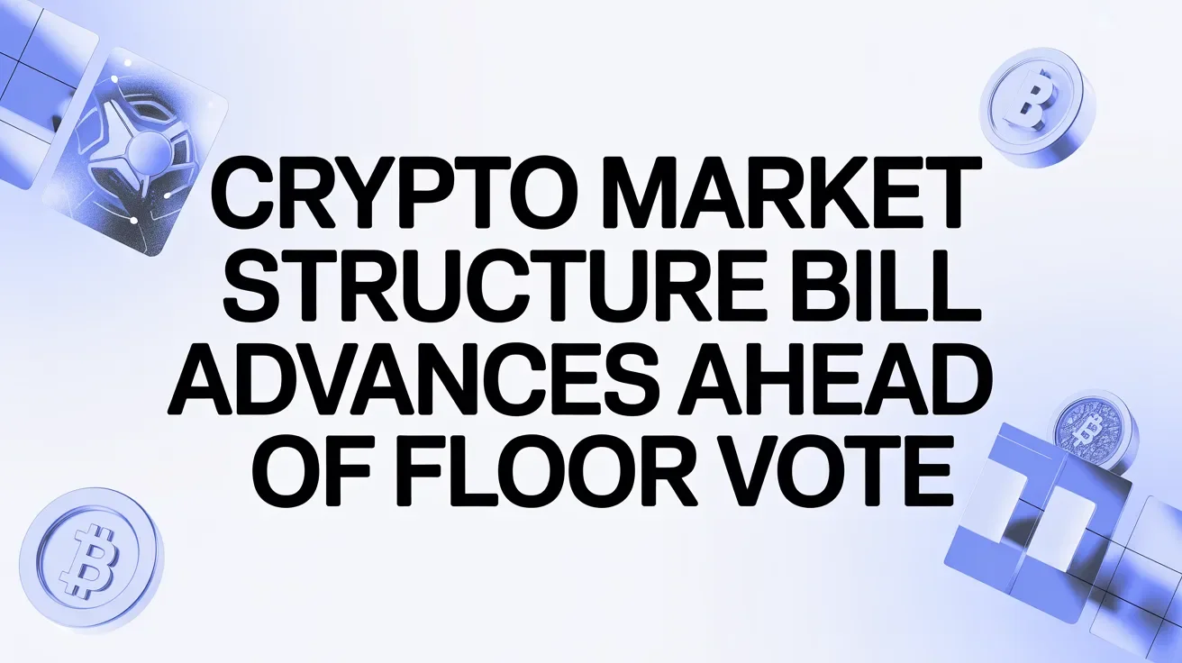 Crypto Market Structure Bill Advances Ahead of Floor Vote