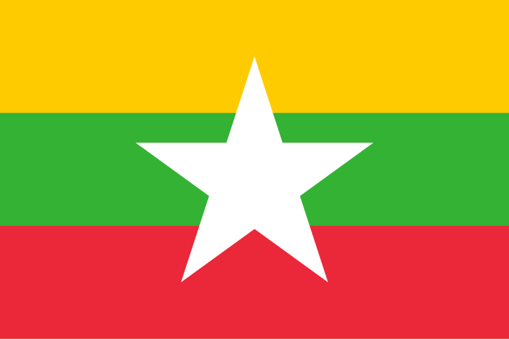 Myanmar flag 