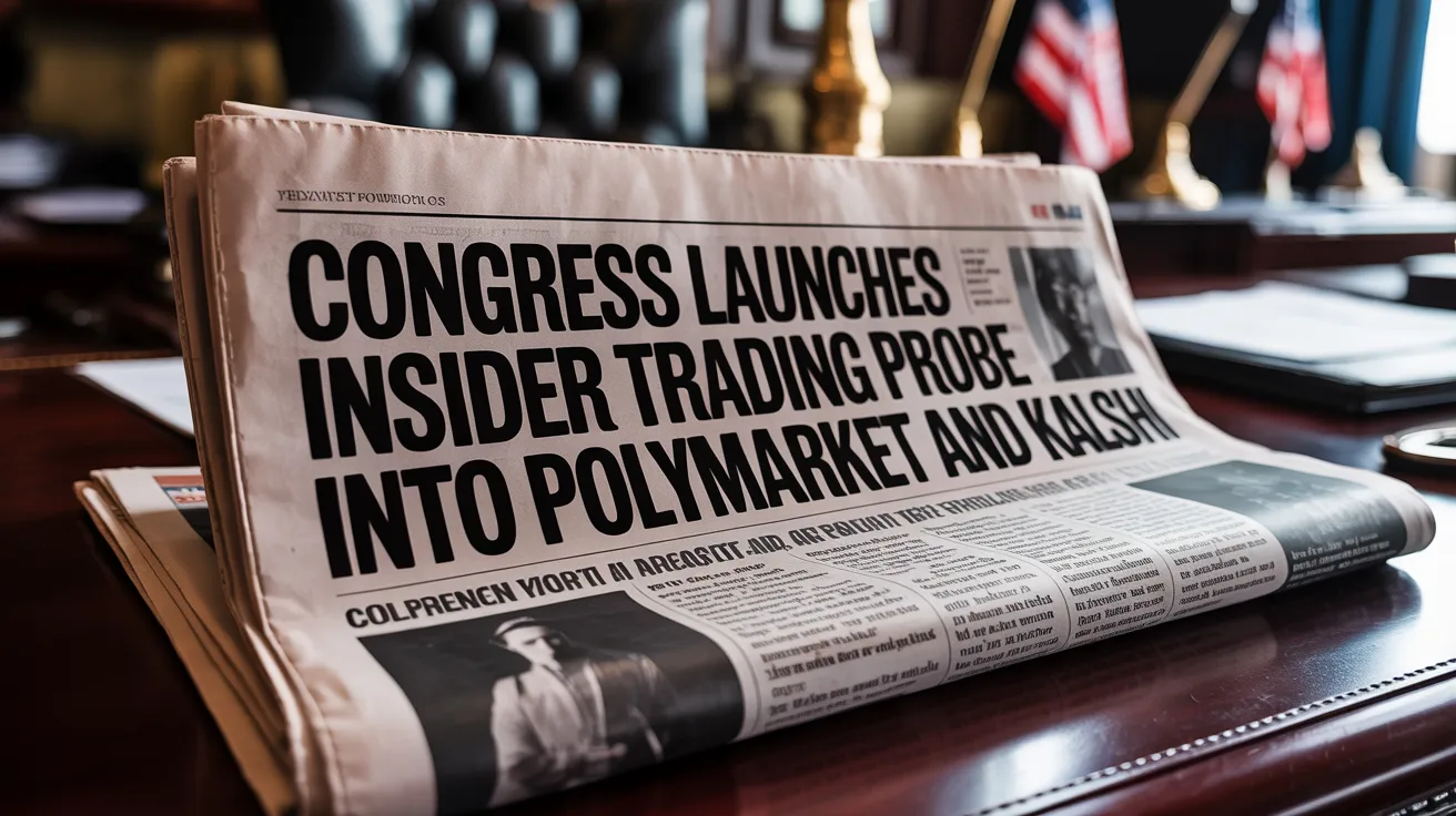 Congress Launches Insider Trading Probe Into Polymarket and Kalshi