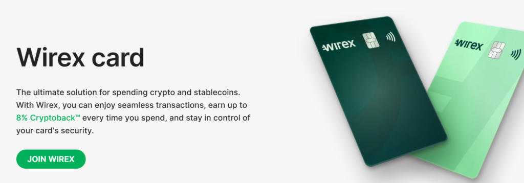Wirex Visa debit card