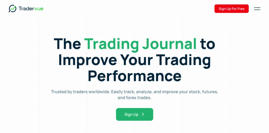 Tradervue 主页
