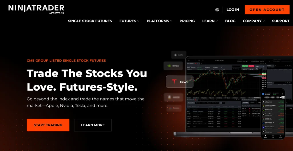 NinjaTrader webpage logo