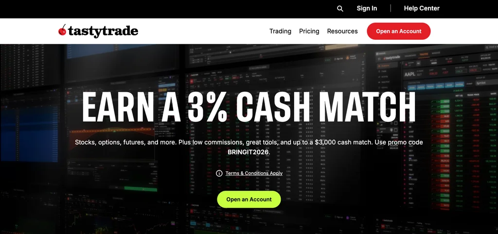 Tastytrade webpage logo