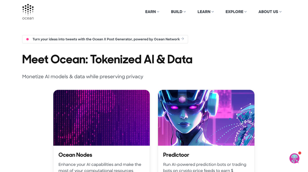 Ocean Protocol webpage logo