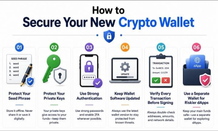 Comment sécuriser votre nouveau portefeuille crypto